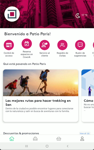Patio Comuniapp Screen 2