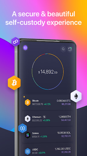 Android application Exodus: Crypto Bitcoin Wallet screenshort