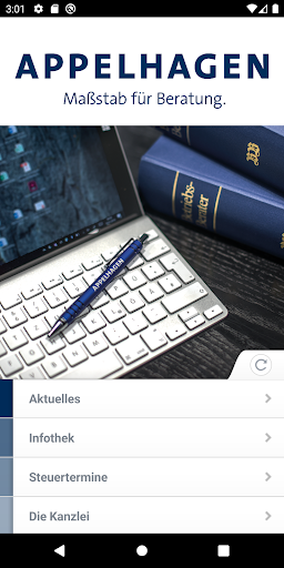Android application Appelhagen screenshort