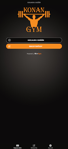 Android application Konan Gym screenshort