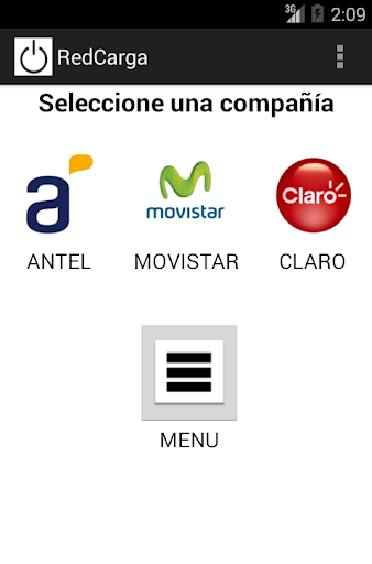 RedCarga Punto de Venta Screen 2