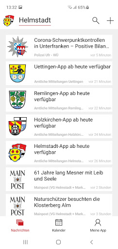 Android application Helmstadt screenshort