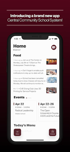 Android application CCSS Wildcats screenshort