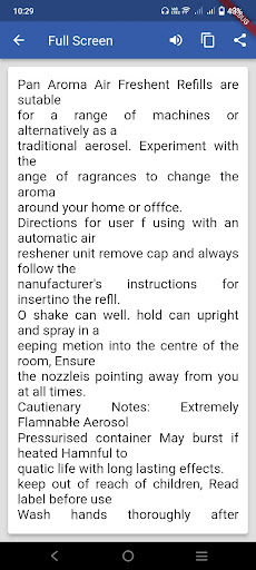 Android application Snap Translate screenshort