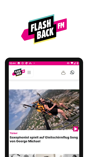 Android application FLASHBACK FM screenshort
