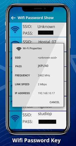 WiFi Password key Recovery Screen 3