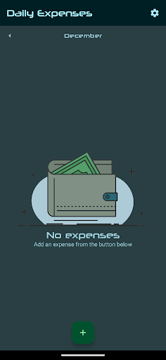 Android application Daily Expenses screenshort