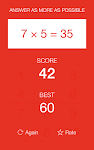 screenshot of Math Hero: Addictive Math Game