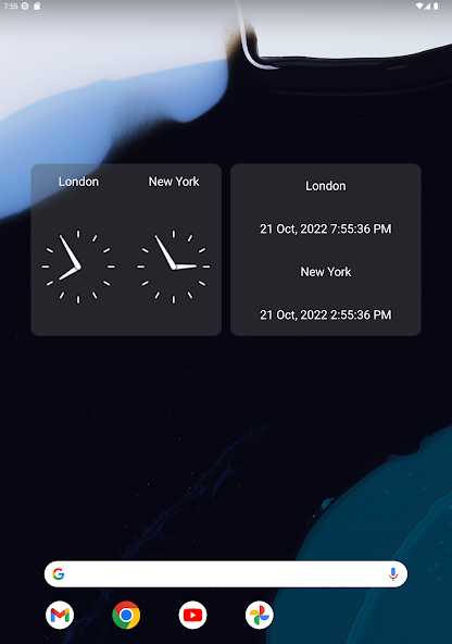 Dual Clock Widget Thumbnails 5