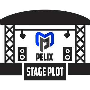 Pelix Stage Plot (NO lights)