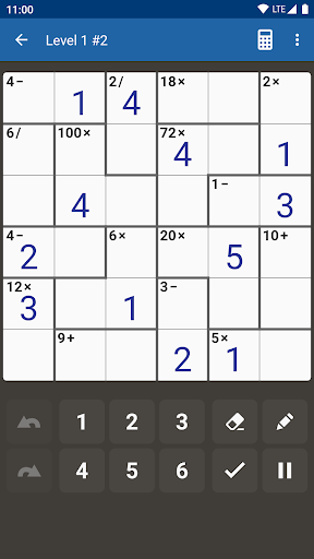 Andoku Calcudoku 1.7.0 screenshots 1