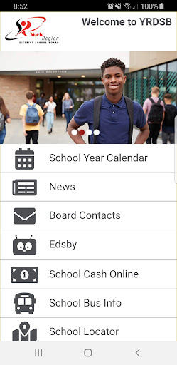 Android application YRDSB Mobile App screenshort