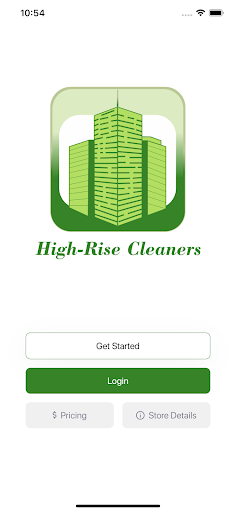 Android application High Rise Cleaners screenshort