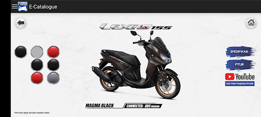 Yamaha E-Catalogue Screen 3