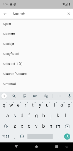 Android application Farmacias de Guardia screenshort
