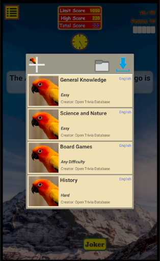 QuizLearner Screen 2