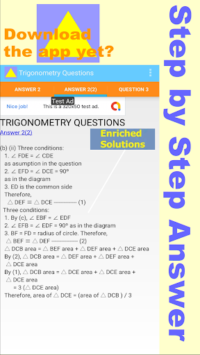 Trigonometry Questions Screen 3