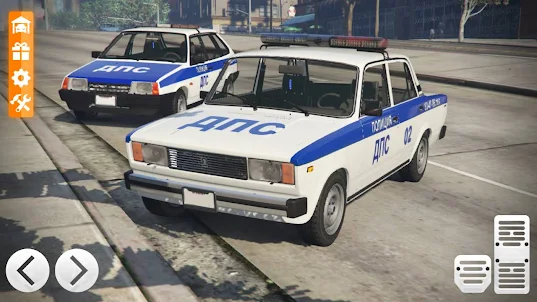 Police Car Riders: VAZ 2107