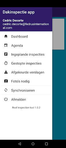 Dakinspectie app Screen 3