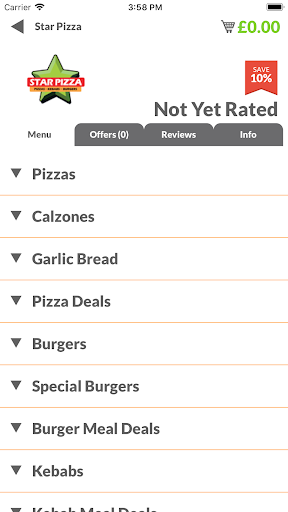 Star Pizza NN1 Screen 2