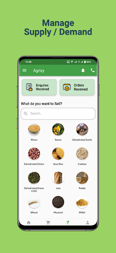 Android application Agrizy: Smart agri-processing screenshort