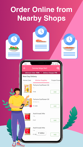 Android application Alluzo - Order Online from Nea screenshort