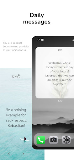 Android application KYO. Mindful Moment. screenshort