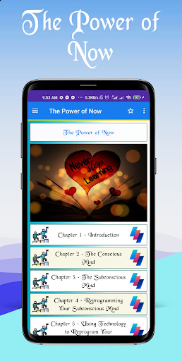 Android application The Power of Now screenshort