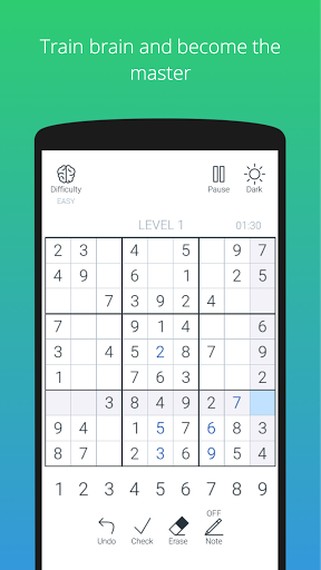 Android application Classic Sudoku - Eco screenshort