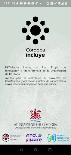 Android application iPMR Plazas movilidad reducida screenshort