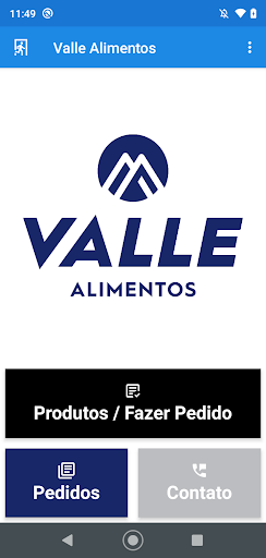 Android application Valle Alimentos screenshort