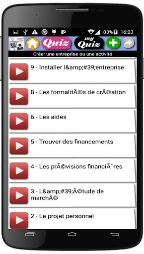 Cours Entrepreneuriat Screen 2