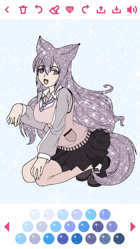 Anime Coloring Book for Girls Screen 2