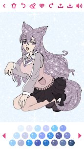Anime Coloring book for girls 5