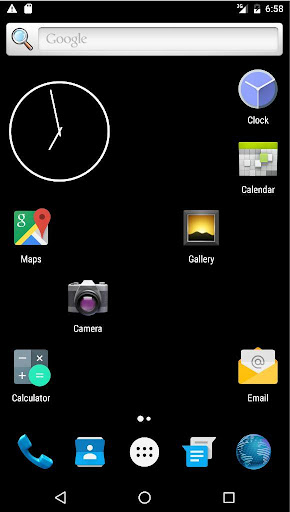 Black background - wallpaper