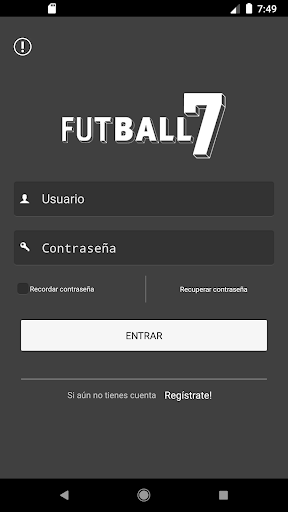 Android application FutBall 7 screenshort