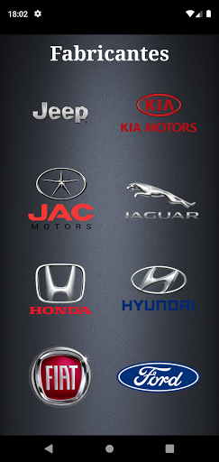 Android application Consulta Oleo Motor screenshort