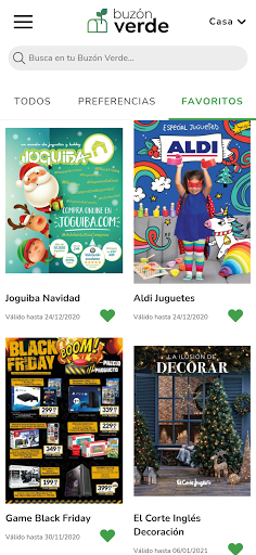 Android application Buzón Verde screenshort