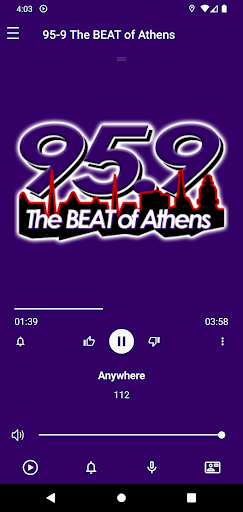 Android application The Beat of Athens screenshort