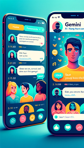 Gemini AI Chat Meet Dating