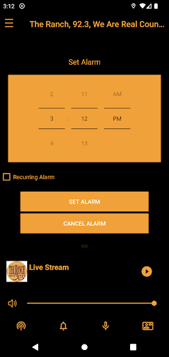 Android application 92.3 The Ranch screenshort