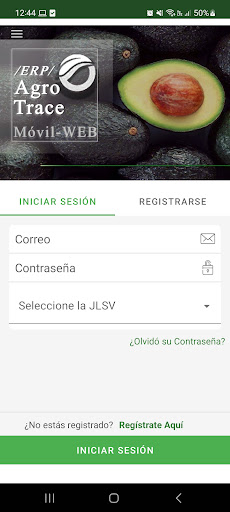 Android application AgroTrace Huertos screenshort