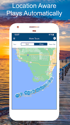 Screenshot of Miami to Key West Audio Guide