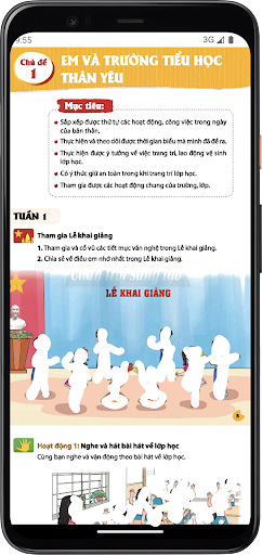 Android application Hoạt động trải nghiệm Lớp3 screenshort