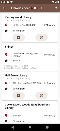 Library Search UK Screen 3