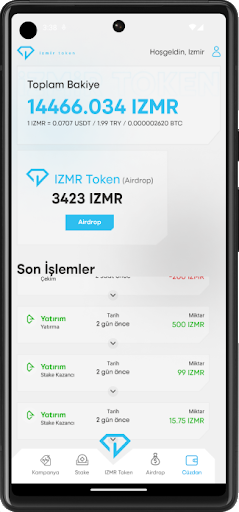 İzmir Token Screen 2