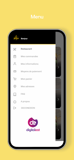 Android application Novo Burger screenshort