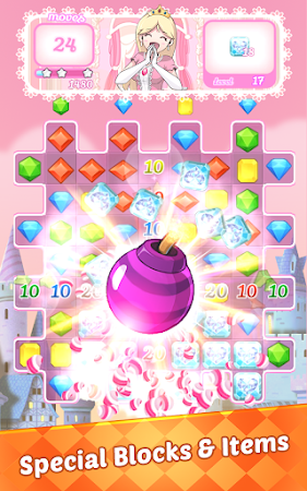 Game screenshot Jewels Princess Puzzle(Match3) hack