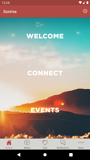 Android application Sonrise Church App screenshort