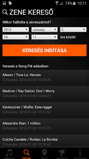 Gong Rádió Kecskemét Screen 2